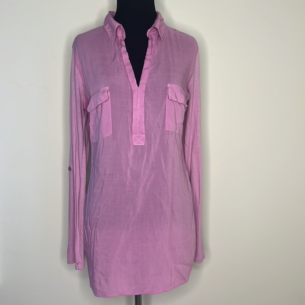 SPLENDID Pink Longsleeve Top M